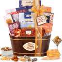 Broadway Basketeers Get Well Soon Care Package Gift Basket. Send Your Get Well Wishes With This Beautiful Display Basket Enjoy the Large Assortment of Sweets and Savory,Perfect for Mom, Dad, & Friends, 3 pounds (EXP 09/23/26)