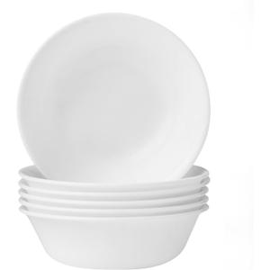 Unbreakable Cereal Bowls Set, 26 Oz Wheat Straw Bowls Set, Microwave & Dishwasher Safe Bowls for Kitchen, Reusable Plastic Bowls for Soup, Salad and Snack, BPA Free, Set of 9, White