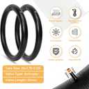 Hycline Mountain Bike Tires Set: 2-Pack 20/24/26x1.95 Inch Folding Replacement High-Density Bicycle Tires and Pair Inner Tubes with Tire Levers Compatible with MTB Off-Road Bike