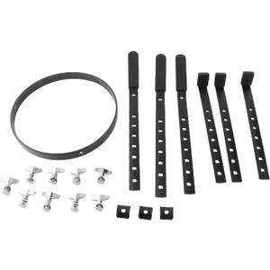 Conga Drum Stand | Adjustable Height Basket Stand for Performance/Practice/Travel | Secure Grip Iron Construction | Secure Locking for Drums Under 27cm