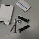 iFealClear Toilet Seats Bolt Screw Compatible with TOTO Toilet, Extra Long Expanding Rubber Nuts Screws for Top Mount Toilet Seat Hinges, Easy to Install, Toilet Seat Replacement Parts Kit, 2 Pack