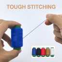 2 x 37PCS Sewing Tool Set, Portable Needle and Thread Kit with Storage Box, Embroidery Needles Thread Sewing Working Tool Kit