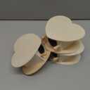 Tioncy 24 Pcs DIY Wooden Piggy Banks Unfinished Heart Shaped Wooden Piggy Coin Banks with 4 Paint Strips 4 Brushes 5 Sheets Gem Stickers Jewels for Crafts Valentine Birthday Activities Gift