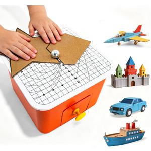 Cardboard Cutter for Kids Ages 5+ with Waste Collection