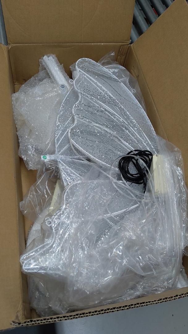 2 Pack Wedding Butterfly LED Floor Lamp, 23.6" LED Butterfly Lights, Adjustable Height & Sturdy Base, 3 Color Mode Romantic Butterflies Lights for Wedding Decoration Holiday Party Decor