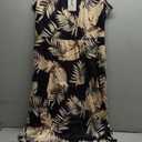 Fantaslook Long Tank Dresses for Women Summer Sleeveless Button Down Dress Casual Loose Beach Vacation Sundress, L