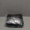 Neelvin Black Faux Fur Cozy Fluffy Double-Sided Decorative Throw Pillow Covers 18x18 inch Set of 2,Velvet Pillowcase Cushion Case for Sofa Couch