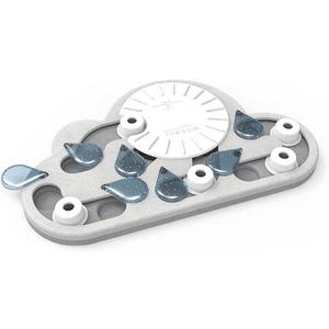 Catstages Rainy Day Puzzle & Play, Interactive Treat Puzzle Cat Toy, Gray