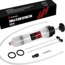 Thorstone 200cc Automotive Fluid Extractor Pump, Manual Oil Change Syringe with 50cm Rubber Hose & 2pcs 22cm PVC Suction Tubes