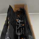 Backdrop Stand 10 x 8 FT for Photography Studio, Telescopic Adjustable Background Stand for Parties, Photoshoot Backdrop Stand with Spring Clamps, Sandbags, Carry Bag (Black)