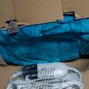 Heated Electric Blanket Queen Size - 84" x 90" Heating Blanket with Dual Control, 10 Heating Levels & 8 Hours Auto Off, Soft Warm Flannel Blanket, Christmas Birthday Gifts for Senior Grandma (Teal)