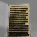 Fluff 80D Lash Clusters 300pcs Eyelash Clusters DD Curly Thick Cluster Eyelash Extensions 10-18mm DIY Wispy Individual Lashes Extension Mink Eyelashes Clusters by TOOCHUNAG