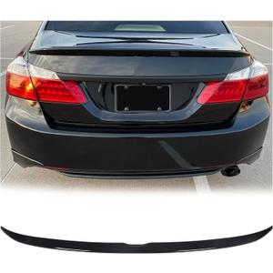 ECOTRIC Rear Trunk Spoiler Wing Compatible with 2013-2017 Honda Accord 4 Door Sedan