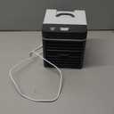 Portable Air Conditioners Fan, Mini Air Conditioner with 2 Ice Packs, 3 Speed Anti-leakage Water Personal Ice Air Cooler for Room Desk Office Home Tent (ZK-2502) BLACK