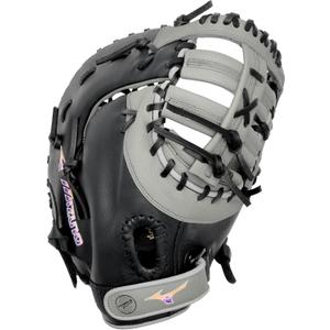 Mizuno Franchise Fastpitch (13", First Base, Grey/Black 1B Mitt)