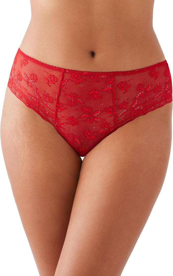 Wacoal Lifted In Luxury Hipster (Medium, Equestrian Red)