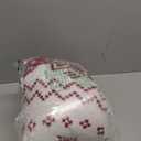 WRENSONGE Christmas Throw Blanket, Red Snowflake Pattern, Soft Cozy Fluffy Warm Throw Blankets for Couch, Sofa, Chair, Bed, Camping, Picnic, Travel Lightweight Bed Blanket - 50"*60"