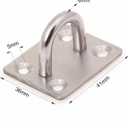 COTOWIN Stainless Steel Heavy Security Hasp (5-inch)