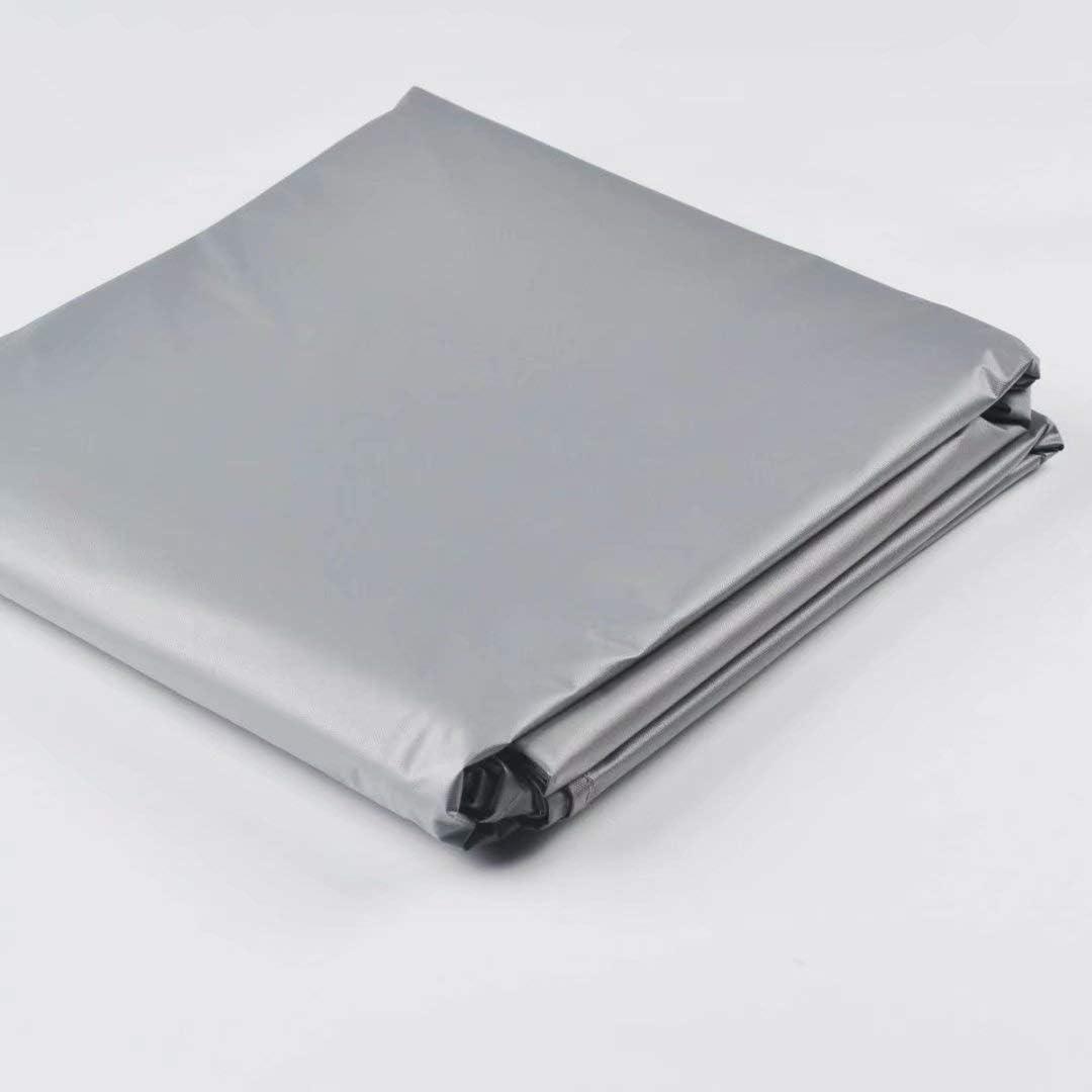 57.5" Vinyl Pool Table Cover Waterproof Billiard Covers (Gray)