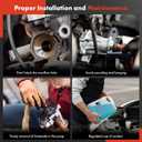 A-Premium Engine Water Pump with Gasket Compatible with Lincoln Navigator 2010-2014 & Ford Expedition 2010-2014, F-150 2010-2010, V8 5.4L