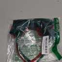 2Pcs Christmas Headbands Velvet Bow Headbands Red Green Velvet Hairband Hair Accessories Christmas Gifts for Women Girls (Red and Green, One Size) (1 Count (Pack of 2))