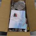 ASGYISA 6-Lights Semi Flush Mount Ceiling Light Fixture Vintage Modern Bronze Matte Sputnik Chandelier Farmhouse Ceiling Lamp for Kitchen Bedroom Dining Room Living Room Entryway.