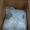 MEELUS Lightweight Comforter Cooling White, All Season Duvet Insert Breathable Queen Size Summer Bedding, Soft Microfiber Cool Down Alternative Quilt with Corner Tabs, 88x88 inch