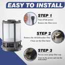 Funmit W10872845 Dishwasher Pump Filter Cup Replacement for Whirlpool Kenmore Amana Kitcheniad Dishwasher Replaces 8579307 AP6030094 W10056425 W10056426 (2025 Update)