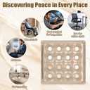4 Pack Inflatable Seat Cushions, Wheelchair Air Cushion for Office Chairs, Car Seats, Wheelchair Cushions, Pressure Relief and Pain, Comes with 2 Air Pumps-Portable and Comfortable