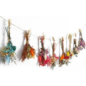 8 Sets Mini Dried Flower Bouquet Valentines Decoration Natural Dried Flower Bouquet Wall Hanging Decor Boho Flowers Wall Decor Farmhouse Plants for Room Home Table