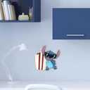 Open Road Brands Disney Lilo and Stitch Surfboard Wood Wall Art - Cute Stitch Wall Decor With Beach Theme (Blue/Aqua)
