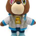 Kanye Bear Plush - 10 Inch Cute Plush Bear Stuffed Animal Toy  Soft and Adorable Gift for Kids, Boys, Girls, Birthdays, Easter, and Graduation