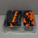 Slot Car Race Track Sets with 4 High-Speed Racing Car, Battery or Electric Race Car Track for Boys and Kids, Dual Racing Game Lap Counter Circular Overpass Track, Gifts Toys for Boys Kids Age 6 7 8-12