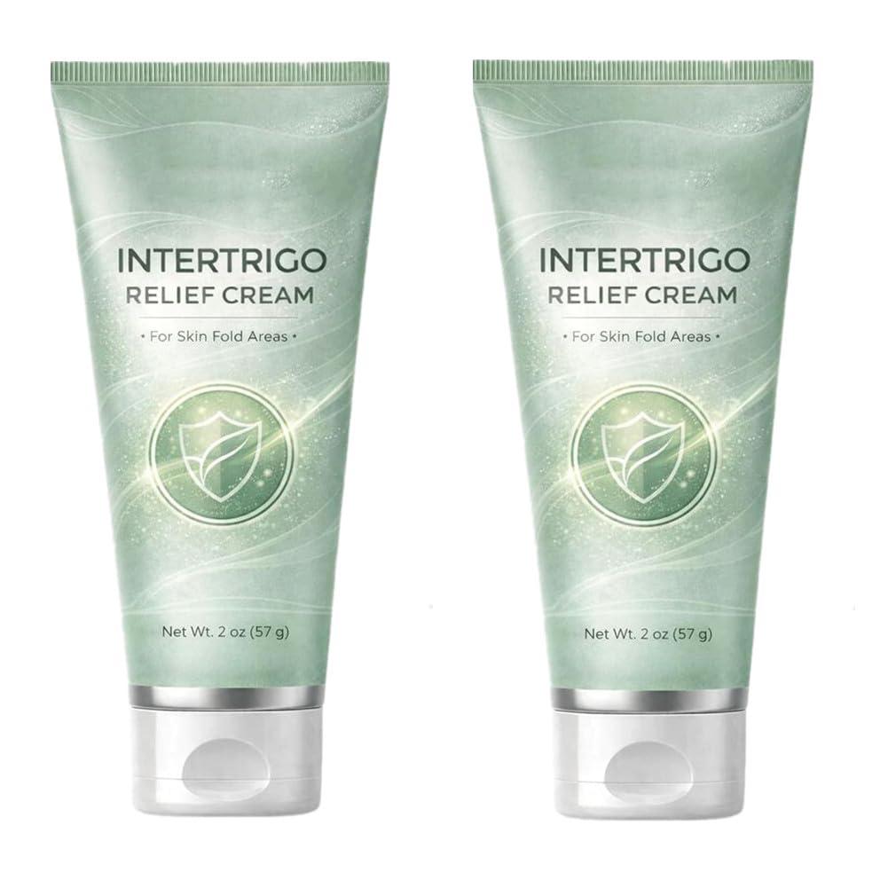 Intertrigo Cream Intertrigo Treatment for Women, Skin Fold Barrier Cream for Moisture & Friction Protection, Supports Skin Comfort, Fast-Drying Non-Greasy Formula for Friction-Prone Areas, 2 Pack