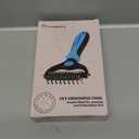Dematting and Deshedding Comb for Dogs and Cats Grooming Tool - Mat Remover - Safe Detangler for Matted Fur Hair - Double Sided Undercoat Deshedder Brush