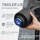 Upgraded Trailer Lock, Fits 2-5/16 Inch Coupler Heavy Duty Anti-Theft Trailer Hitch Lock, Accessories for RV/Boat/Trailer