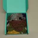 INFUNLY 8 Sets Macrame DIY Wristlet Keychain Kits with Update Instruction Macrame Cord Knotting Kits for Adults Beginners Boho Macrame Keychain Kit Includes Key Rings for Key Gift Macrame Beginners