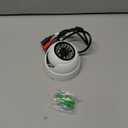 Analog CCTV Camera HD 1080P 4-in-1 (TVI/AHD/CVI/960H Analog) Security Dome Camera Outdoor Metal Housing, 24 IR-LEDs True Day & Night Monitoring 3.6mm Lens (White)