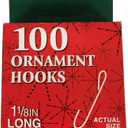 Kurt Adler Christmas Ornament Hooks 100 Pieces Box Set
