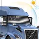 Semi Truck Sun Shade for Windshield and Side Window Retractable Sunshade Blocker Sun Rays | Keep Warm in Winter | New Material Effective for Big Rig Truck, RV Accessories