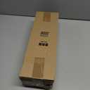 2 Pack Wood Curtain Rods for Windows 48 to 84 Inches (4-7ft), 1'' Diameter Heavy Duty Adjustable Rustic Farmhouse Drapery Pole with Boho Imitation Wooden Grain Decorative Finials, Size 30"-88" (Walnut)