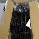 6 Tier Shoe Rack, Shoe Organizer Storage for 24-30 Pairs Shoe and Boot, Long Shoe Shelf with Hook and Side Pocket Free Standing Tall Shoe Rack Organizer for Closet, Entryway, Dorm (Black)