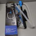 XWJNE Portable Transfer Pump Battery Operated Electric Siphon Pump 2.2 GPM Flow for Gas, Fuel, Diesel, Water Transfer Oil Extractor Hand Fuel Transfer Pump, Blue