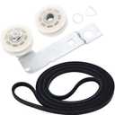 BlueStars 661570V 661570 & 279640 & W10837240 Dryer Drum Belt Idler Pulley and Pulley Kit - Compatible with Whirlpool Maytag Kenmore Dryers WED9200SQ0 WED5600XW0 WED9200SQ0 GEW9250PW1