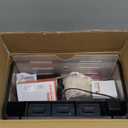 3.5 Gallon Betta Fish Tank, All in One Aquarium Starter Kits with Back Filter, Adjustable Pump, 25W Heater, LED Thermometer, LED Light with Timer & Water Changer Kit, for Mom Wife