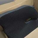 Car Seat Cushion Memory Foam Car Booster Seat Cushion for Adults Wedge Design for Driving Height & Comfort Breathable Mesh Seat Pad for Car Seats with Adjustable Straps