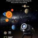 60-in-1 Galaxy Projector, HD Home Planetarium Projector with Built-in Non-Fading Scenes, 3D Star Light Projector for Bedroom, Twinkling Star & Meteor, Bluetooth Speaker & White Noise, Birthday Gifts