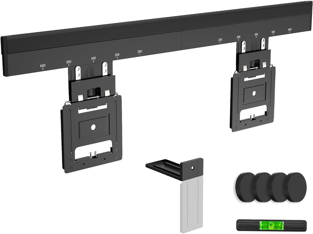 Ultra Slim TV Wall Mount for 37 to 86 inch Flat& Frame TV, Max 165 lbs, 0.37'' Low Profile Wall Mount, VESA 200 x 200-600 x 400 mm