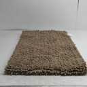 Yimobra Bathroom Runner Rug 70x24 Inch - Extra Long Non Slip Chenille Bath Mat, Soft & Absorbent, Machine Washable Shaggy Hallway Carpet for Vanity Tub Shower, Camel Home Decor Accessories