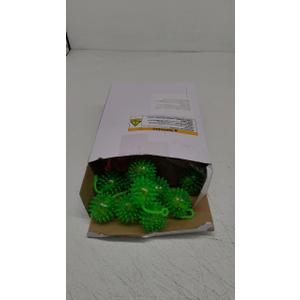 Sotiff 60 Pcs Light up Ball Spiky LED Bouncy Ball Flashing Squeaky Multicolor Puffer Toy Rubber Sensory Toy Carnival Prizes Bulk Party Favors for Teens, Adults, Children